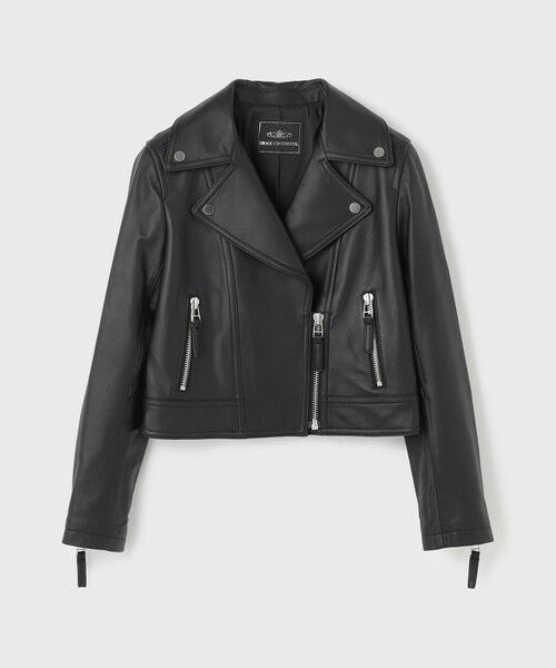 セール】 ラムレザーライダースジャケット （レザーブルゾン