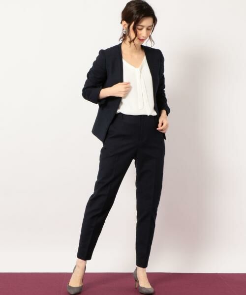 スラブ]◇D セットアップ ノーラペルジャケット （テーラード