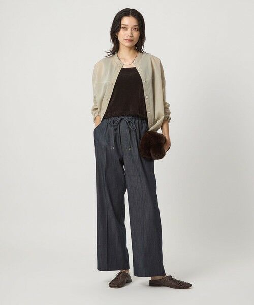 結論シリーズ】ニーハイフレアパンツ デニム［size SHORT/TALLあり