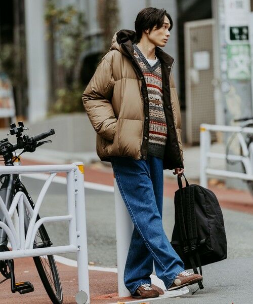 セール】 【別注】＜TAION＞リバーシブル ダウン フーディ ジャケット