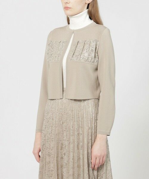 美品 EPOCA ヘリンボンニット グレー エポカ EPOCA ヘリンボンニット