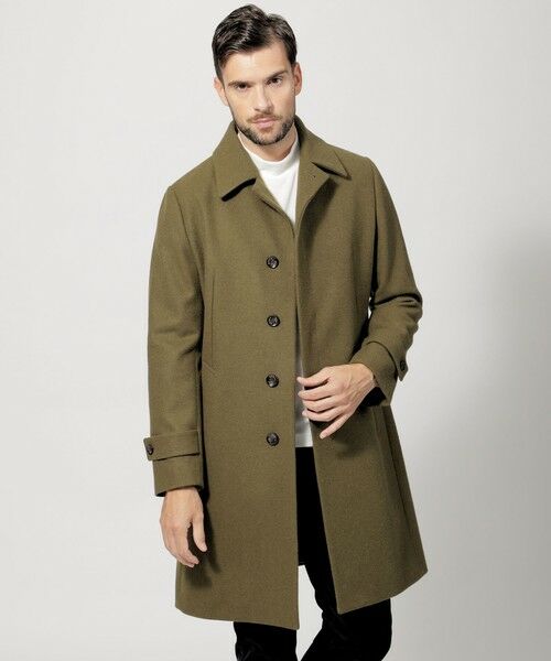 セール】 メルトンステンカラーコート （その他アウター）｜EPOCA UOMO