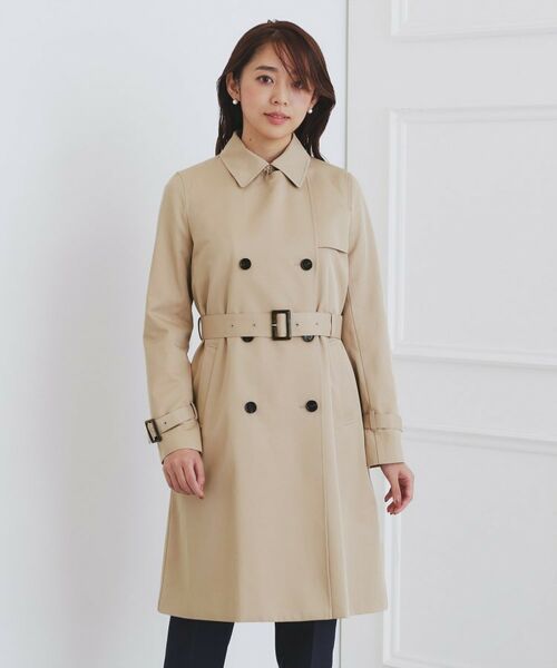 セール】 《XS-3Lsize》通勤・セレモニー対応/トレンチコート【洗濯機