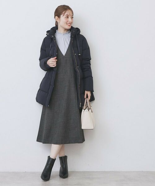 セール】 KAWADAダウンドロストミドルコート【撥水/洗濯機OK/2WAY