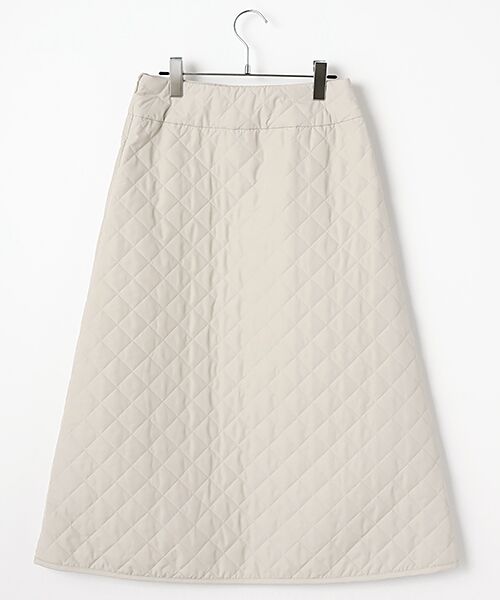 セール】 【OUTLET】キルティングタフタスカート （ミニ・ひざ丈