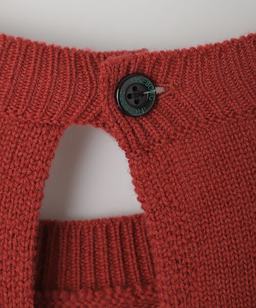 セール】 【INGEBORG×VIVIANO】フラワーモチーフニットプルオーバー