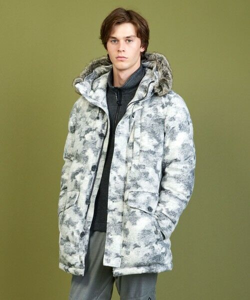 セール】 【イタリア素材/ECOファー/9ポケット/ダウン/男女兼用