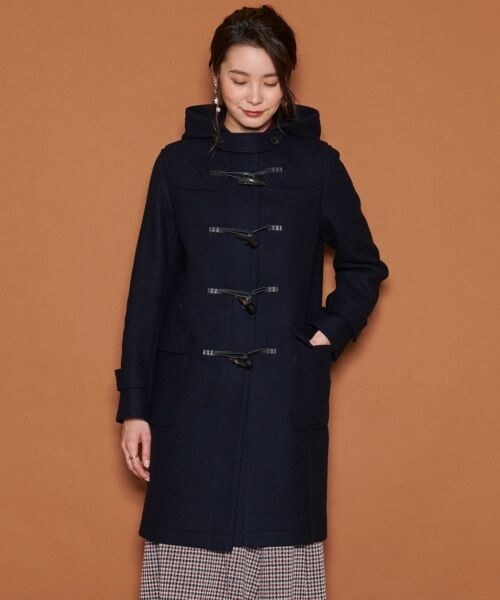 セール】 スーパー100S二重織メルトン ダッフルコート （ダッフル