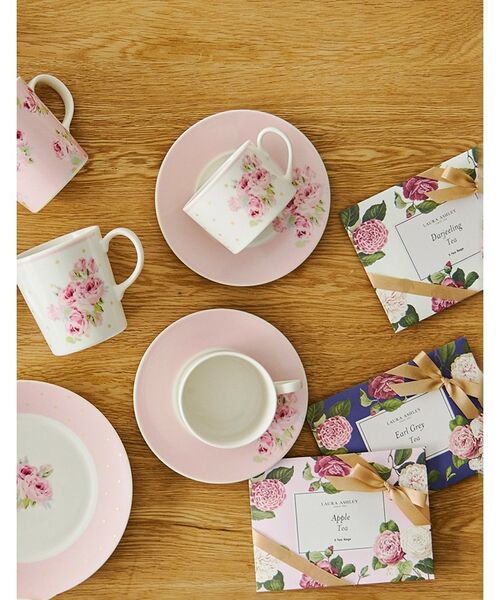 クチュール ローズ柄 カップ＆ソーサー （食器）｜LAURA ASHLEY