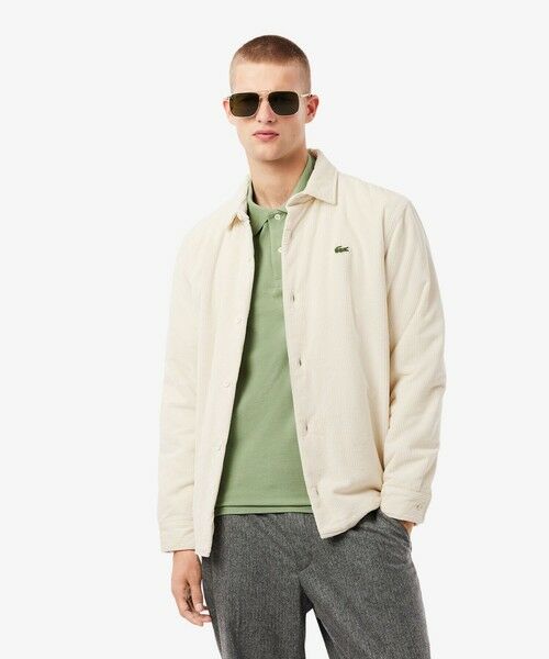 セール】 裏地キルティング インサレーションコーデュロイシャツ