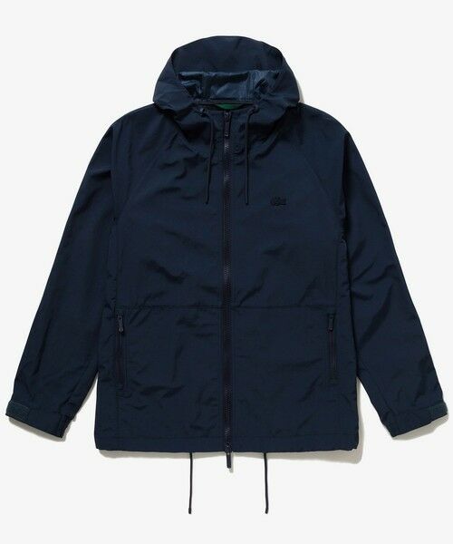 撥水防風 ドロストコード フーデッド ナイロンブルゾン / マウンテン