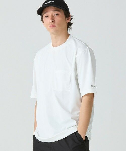 セール】 ワンポイントロゴ オーバーサイズ ポケット半袖Tシャツ 透け