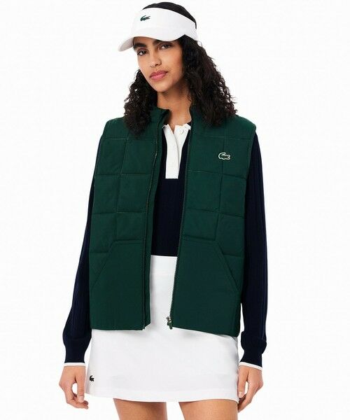 セール】 撥水 UVカット UPF50 ステッチレス中綿キルティングベスト