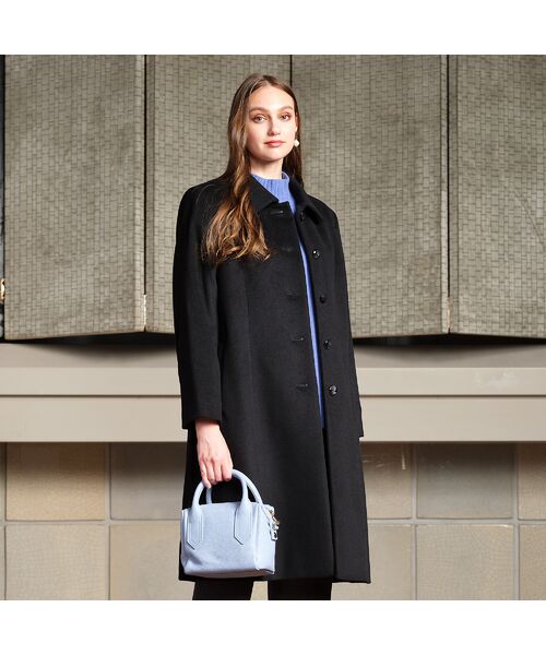 Selection】ピュアカシミヤ ステンカラーコート （ステンカラーコート