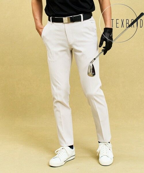 セール】 着用動画あり【MEN】「TEXBRID」ストレッチテーパードパンツ