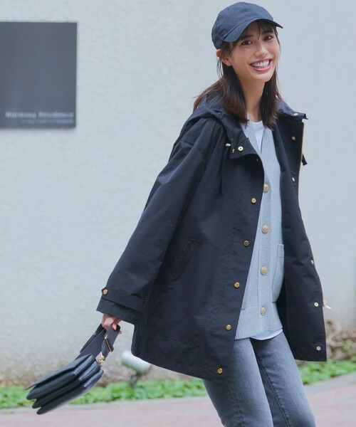 セール】 【洗える/撥水加工】ブライトウェザークロス フーテッド