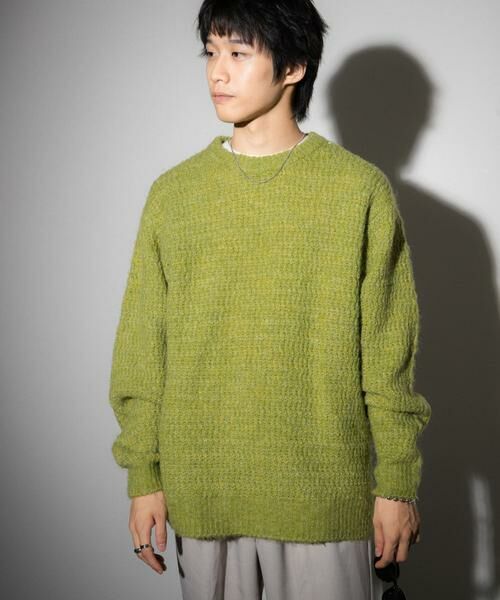 セール】 『ユニセックス』ローゲージカラーニット （ニット・セーター