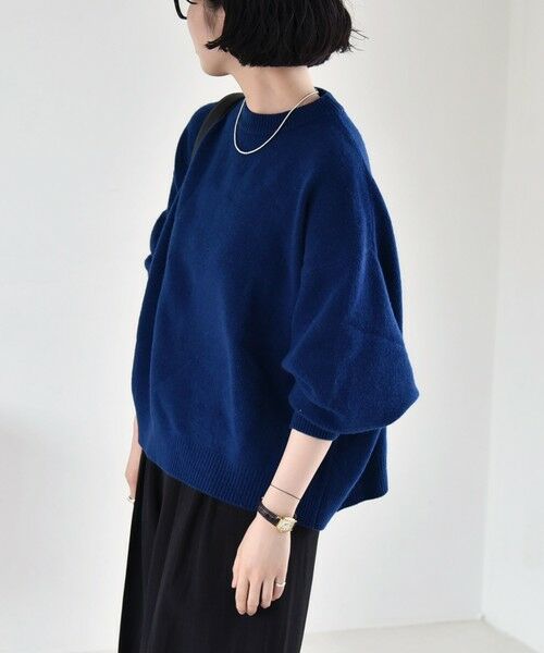 quaranciel:〈手洗い可能〉AQUA カシミヤ ミックス ドルマン ニット