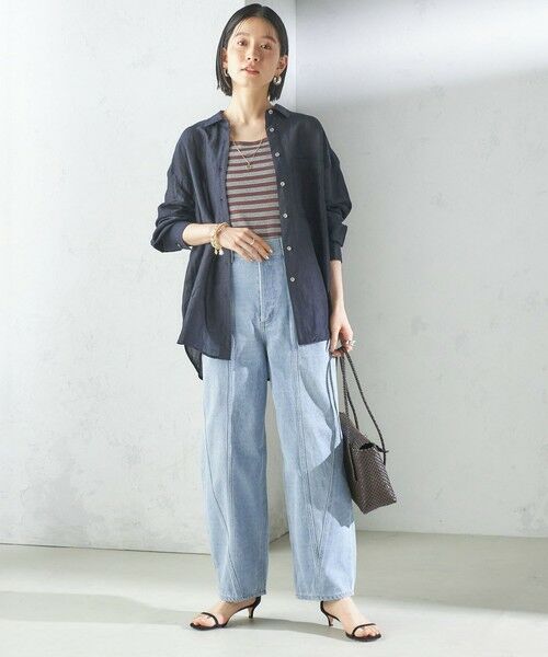 セール】 パッチワーク カーブ デニム （デニムパンツ）｜SHIPS