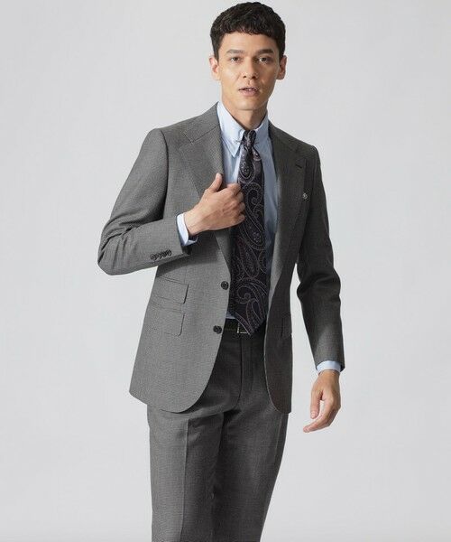 セール】 【数量限定】「COLLECTION LINE」グレーウールハウンド