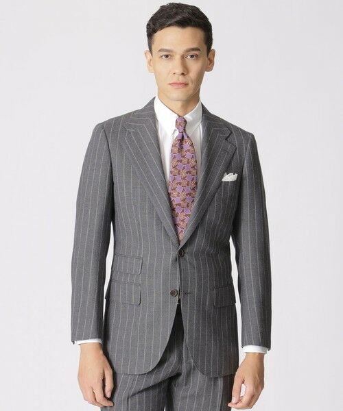 セール】 【数量限定】「COLLECTION LINE」チョークストライプ柄