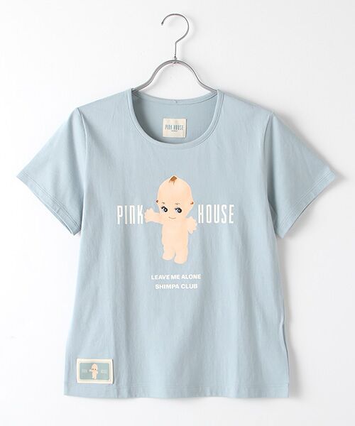 美品 PINK HOUSE ピンクハウス キューピーちゃん カットソー シャツ 美
