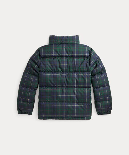ボーイズ 8才～20才)Polo ベア Polo タータン ダウン ジャケット
