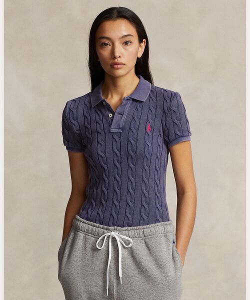 ケーブルニット ポロシャツ （ポロシャツ）｜POLO RALPH LAUREN / ポロ