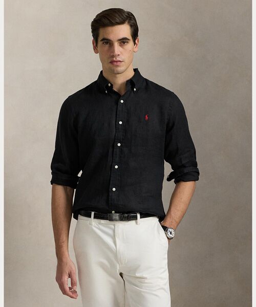 クラシック フィット リネン シャツ （シャツ・ブラウス）｜POLO RALPH