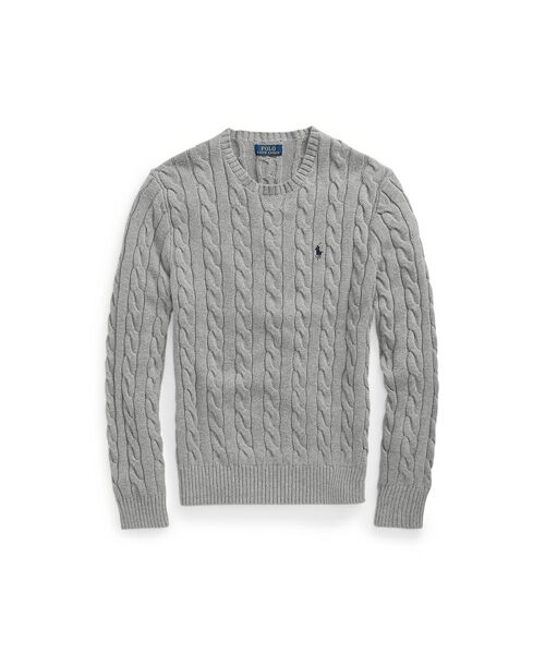 ケーブルニット コットン セーター （ニット・セーター）｜POLO RALPH