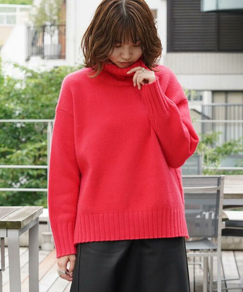 セール】 ウールカシミヤ ハイネックプルオーバー （ニット・セーター