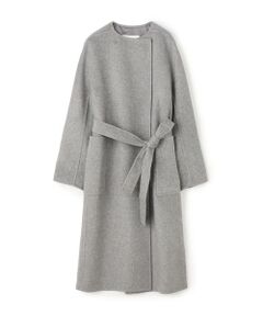 プレミアムウールリバー ノーカラーコート （その他アウター