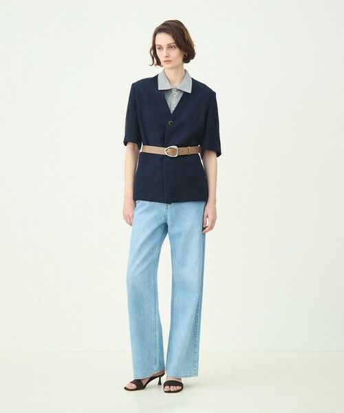 デニム ワイドストレートパンツ （デニムパンツ）｜TOMORROWLAND