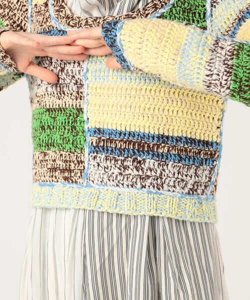 セール】 SEA NEW YORK PAIGE MARLED CROCHET クロップドプルオーバー