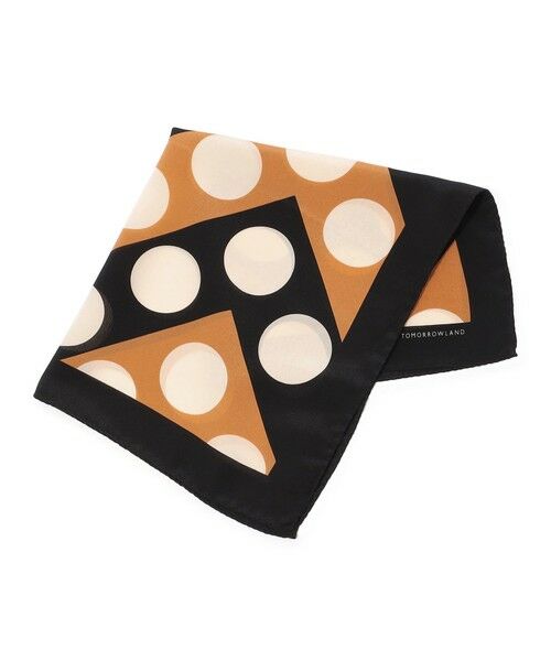 TOMORROWLAND MADE IN ITALY ドット シルクポケットチーフ （バンダナ