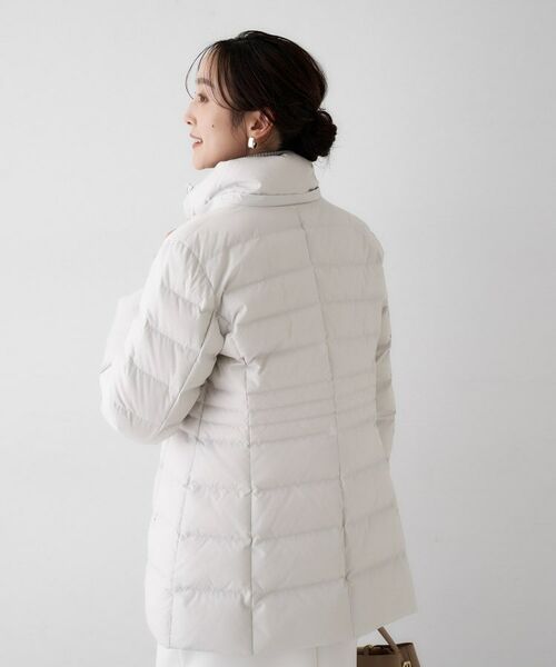 はっ水機能/フード取り外し可】ミディダウンコート （ダウンジャケット