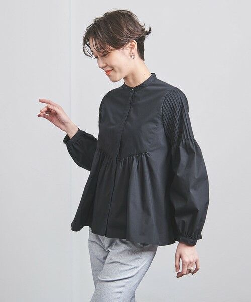 C/P ピンタックスリーブ ブラウス （シャツ・ブラウス）｜UNITED