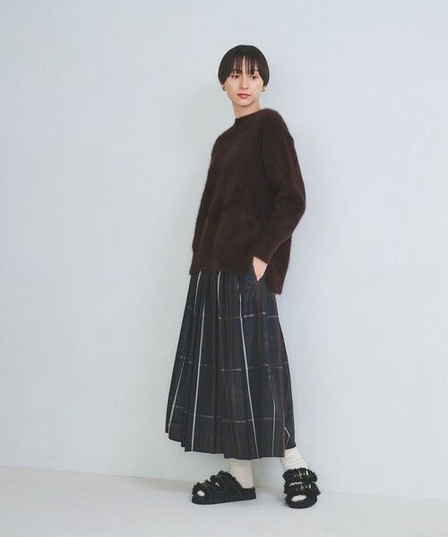 フォックスカシミヤ クルーネック ニット （ニット・セーター