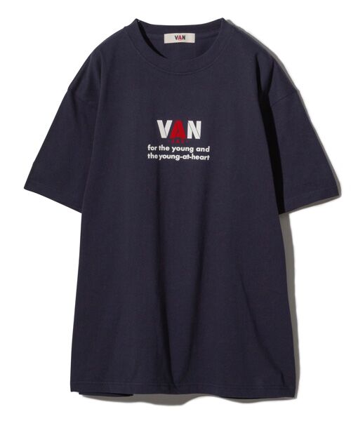 セール】 Tシャツ〈VANロゴプリント〉 （Tシャツ）｜VAN / ヴァン