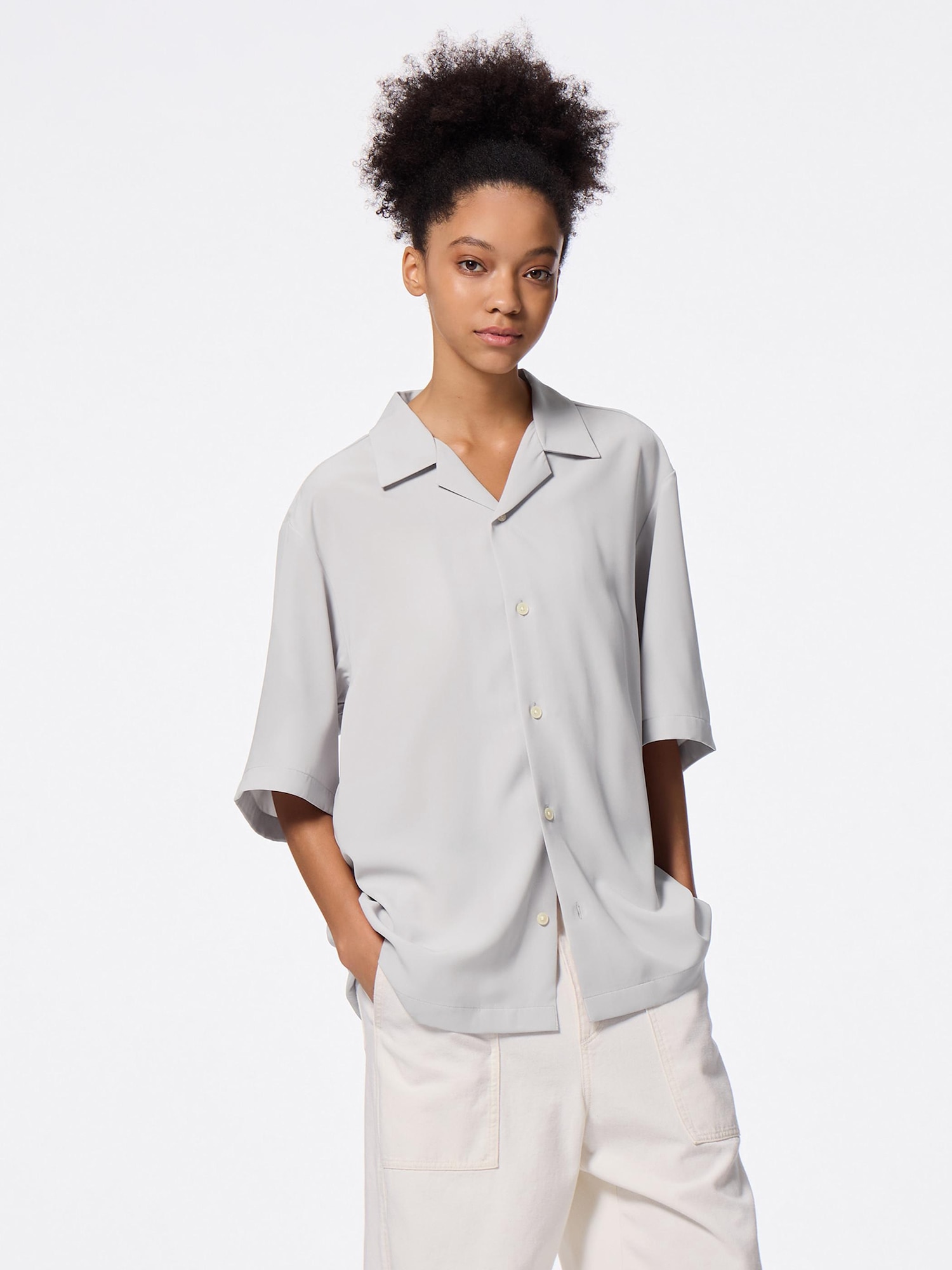 Open Collar Shirt | HalfSlv | GU US