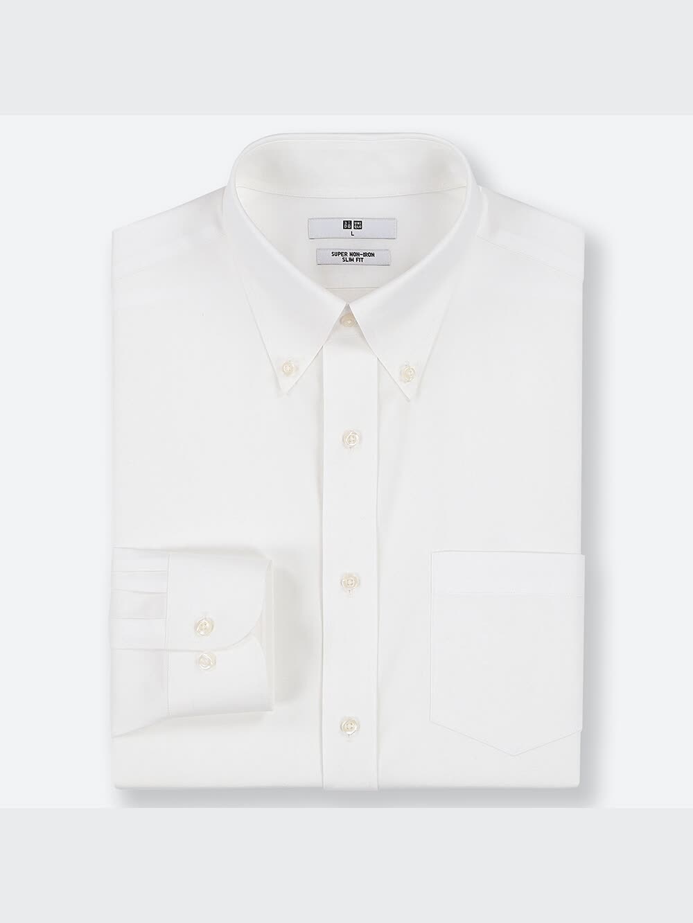 ユニクロ公式 | スーパーノンアイロンスリムフィットシャツ（ボタン