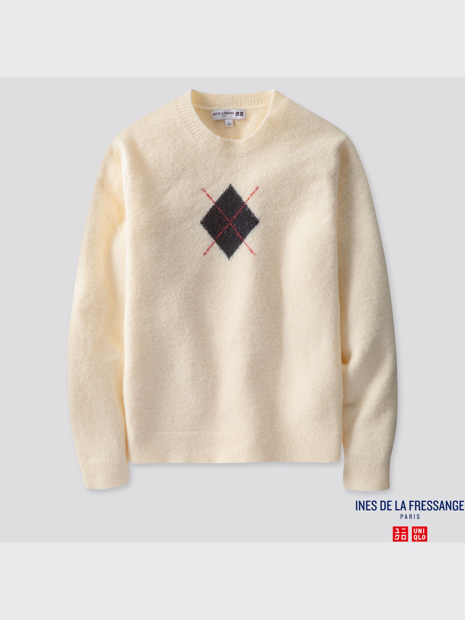 ユニクロ公式 | アーガイルクルーネックセーター（長袖）