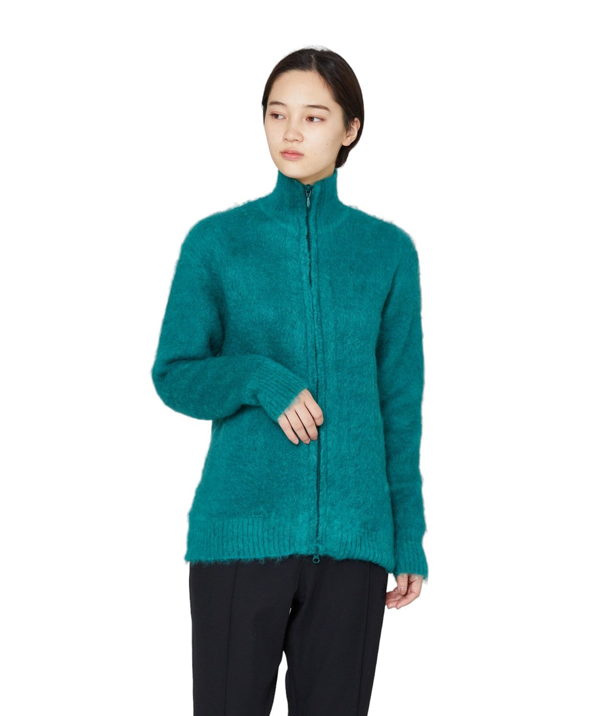 Zipped Mohair Cardigan - Solid | NEEDLES(ニードルズ) / トップス