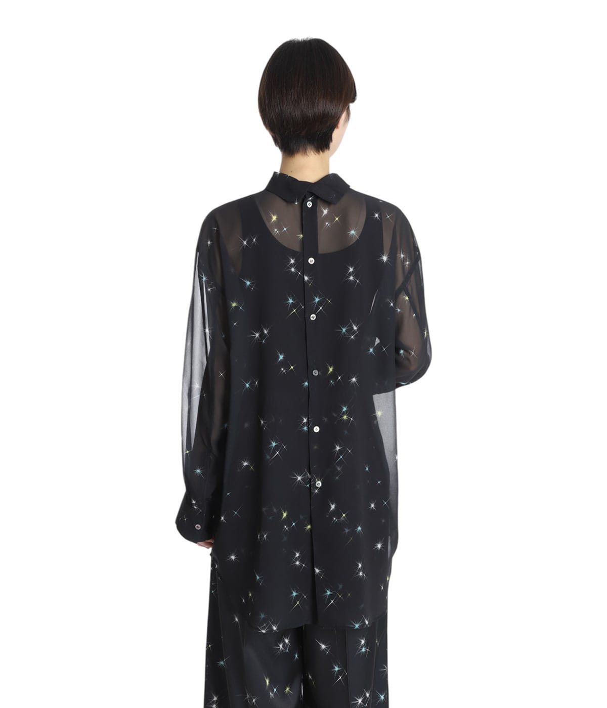 レディース】Printed Sheer Shirt | TELMA(テルマ) / トップス 長袖