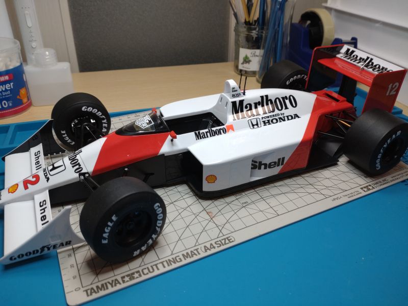 Meng Model 1/12 McLaren MP4/4 Pre-coloured edition 完成編