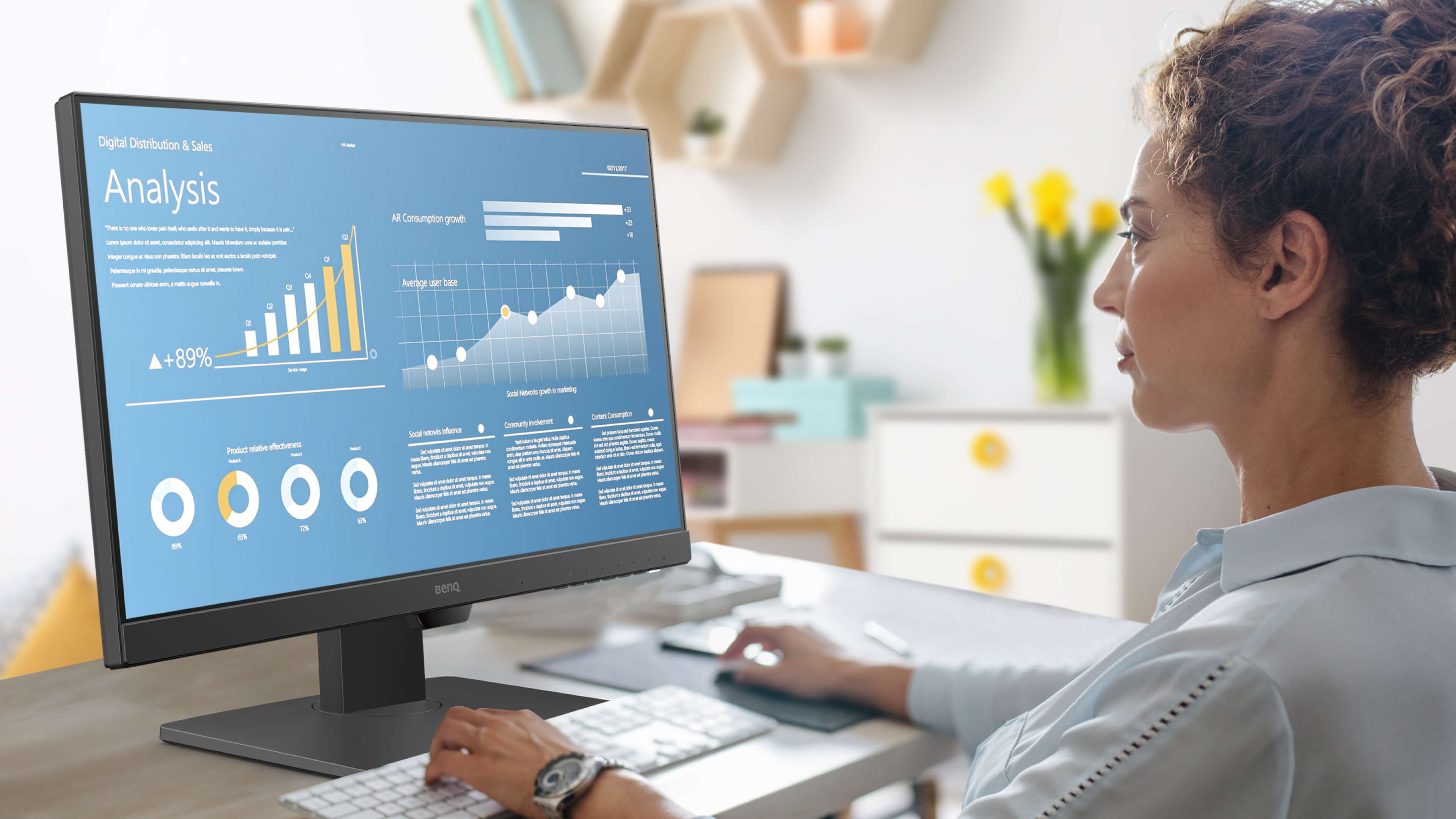 GW2785TC/GW2785TC-JP | 27インチ Full HD アイケアモニター