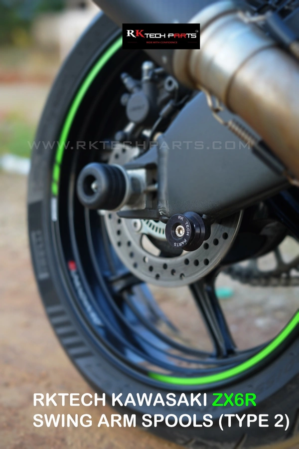 RKTECH Rear Axle Protector for KAWASAKI NINJA ZX-6R 2024+