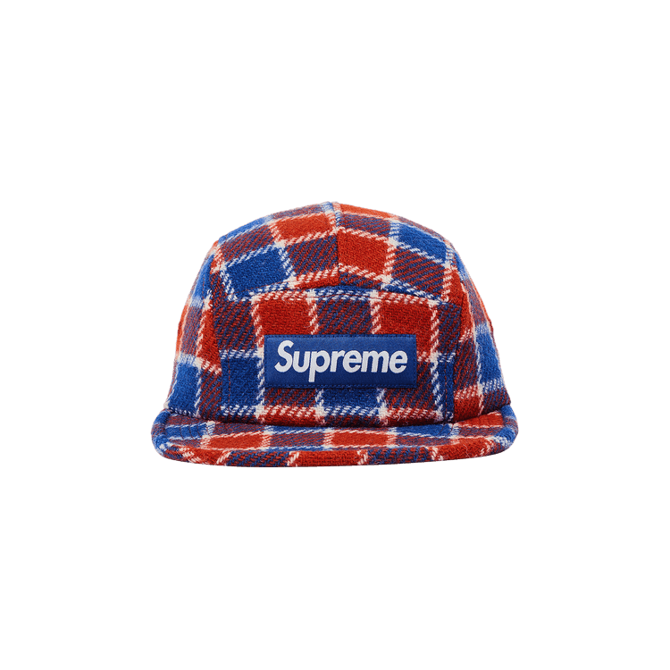 Buy Supreme Harris Tweed Camp Cap 'Red Plaid' - SS25H39 RED PLAID