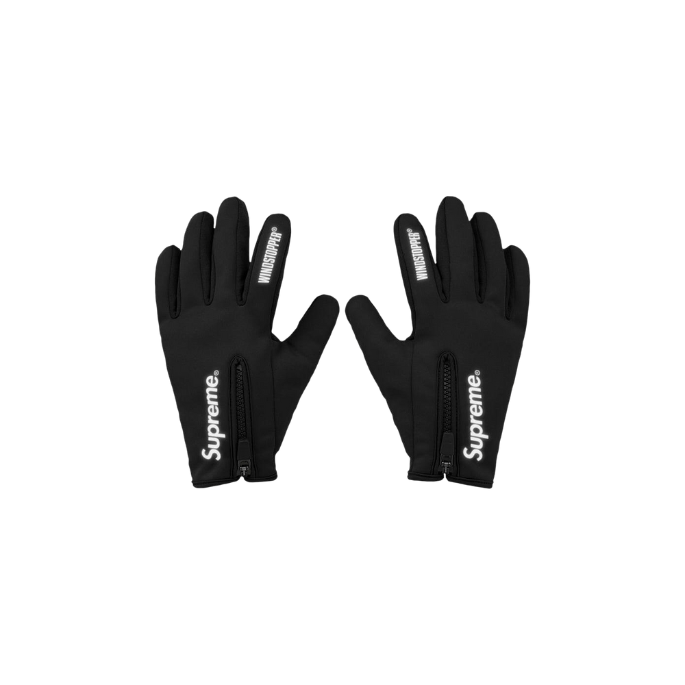 Buy Supreme WINDSTOPPER Zip Gloves 'Black' - FW24A9 BLACK | GOAT