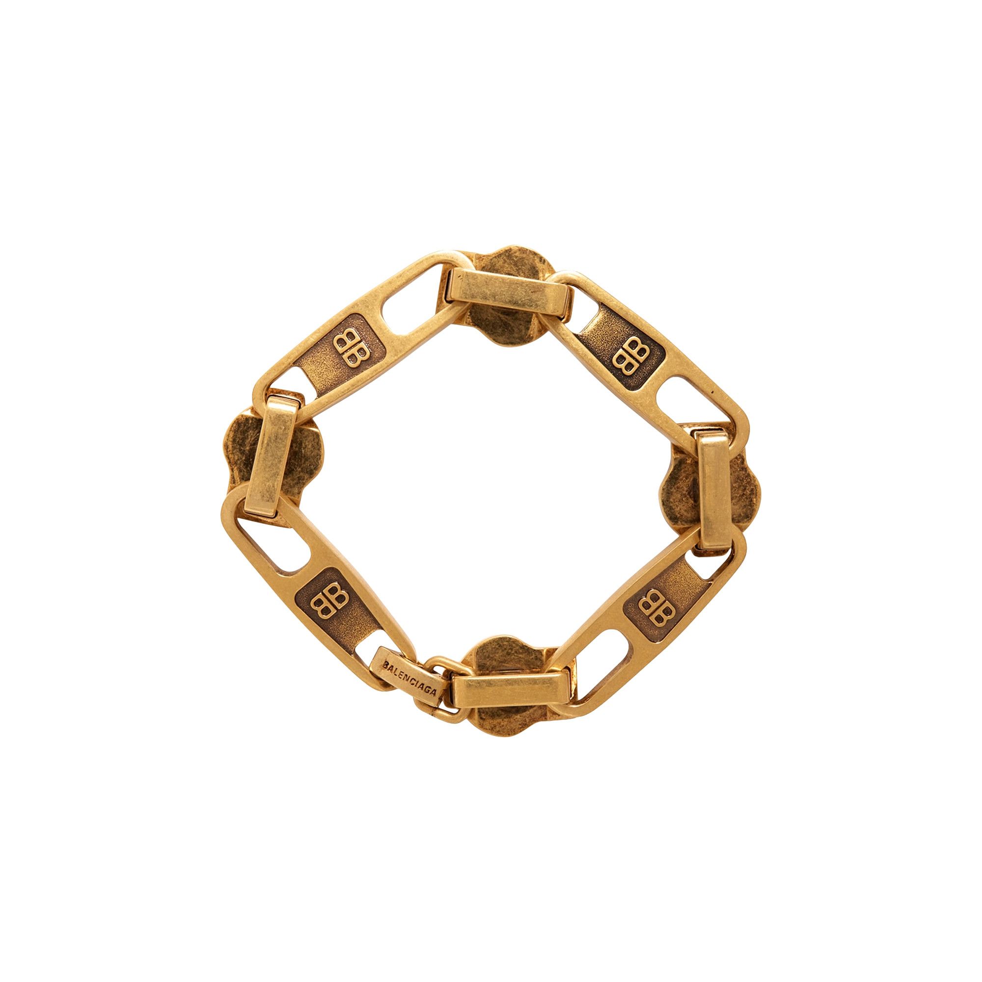 Buy Balenciaga Zip Bracelet 'Antique Gold' - 656685 TZRLJ 0604 | GOAT